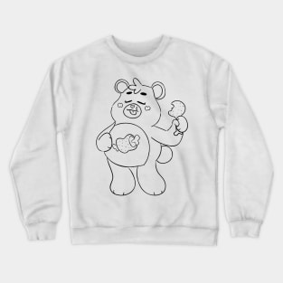 care bears eat meat Crewneck Sweatshirt